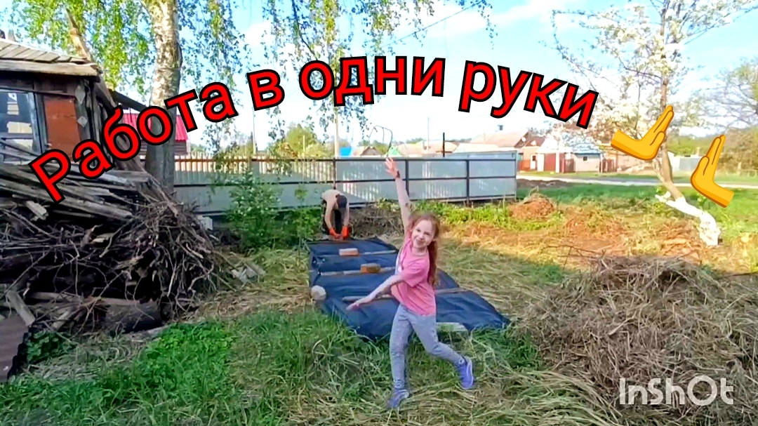 работа в одни руки, побелка плодовых деревьев