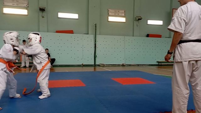 Киокушинкай каратэ каратис Никита бой 40школе Липецк тренеровка