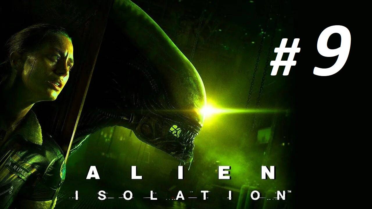 Прохождение «Alien: Isolation» (Часть 9-я) Инопланетный корабль.