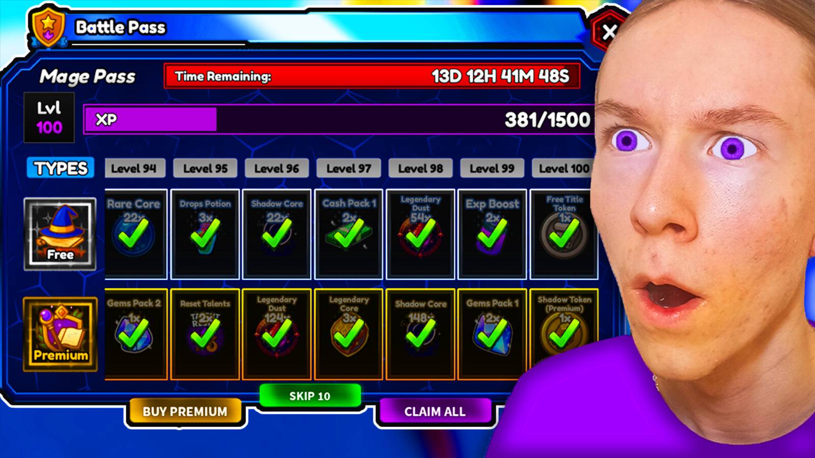 ПРОШЁЛ НОВЫЙ БАТЛПАСС И НОВУЮ ОБНОВУ В Arise Crossover | Solo leveling Roblox