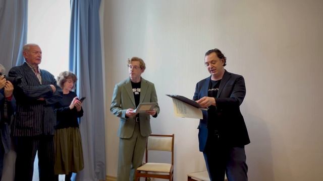 Открытие квартиры-музея Вл.Немировича-Данченко. Фрагмент воспоминаний на церемонии открытия.