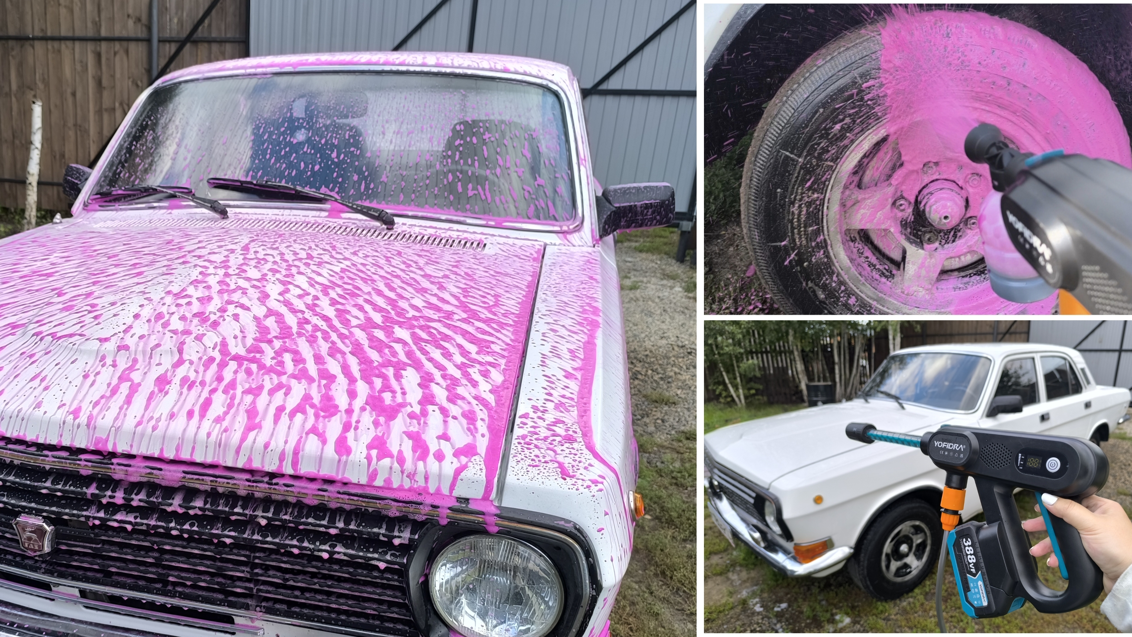 Видео для тех, кто любит смотреть как работают другие😃 Отмываю колеса после малярки 🩵 YOFIDRA