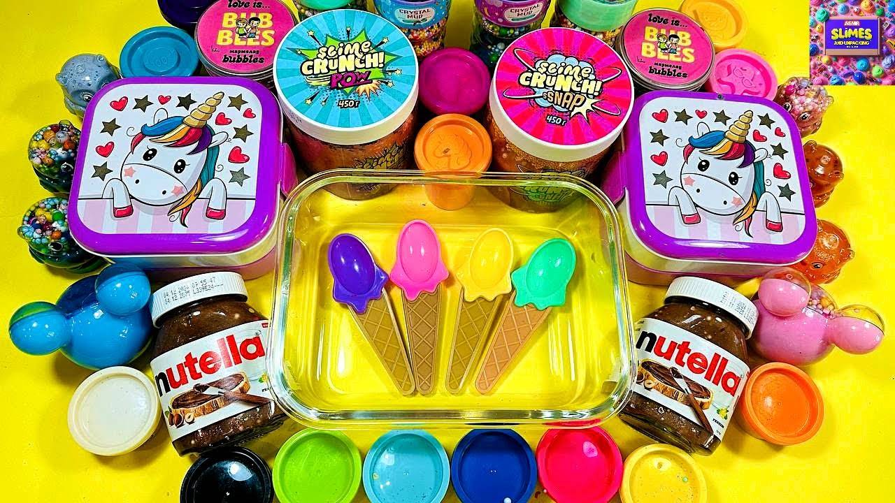 ЛОЖКАМИ едим? делаем? СЛАЙМЫ | АСМР