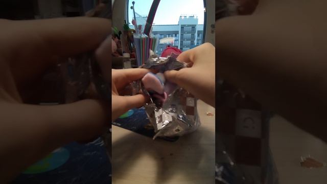 распаковка лабубу стича!!!!!!!