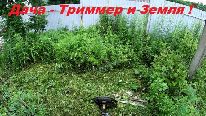 Дача - Триммер и Земля !
