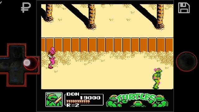 прохождение игры черепашки-ниндзя 3 на приставке Dendy (1993)