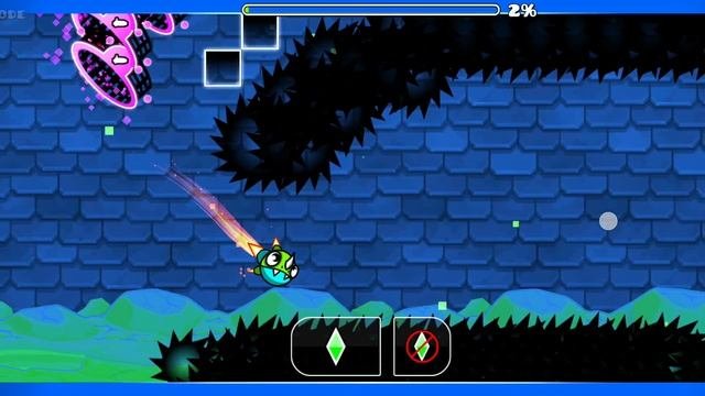 играю в игру Geometry Dash