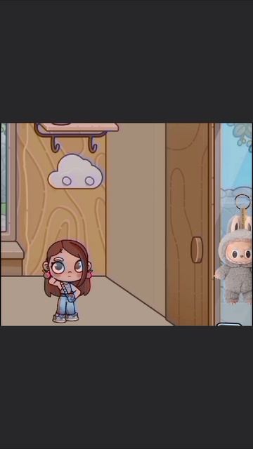 лабубу пришла ко мне домой