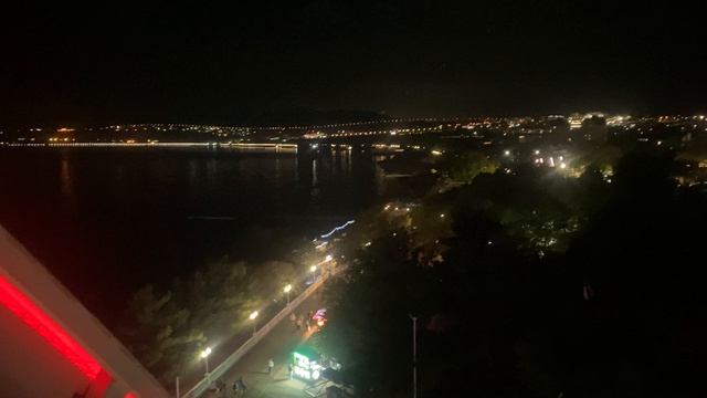 Геленджик.Колесо обозрения ночью