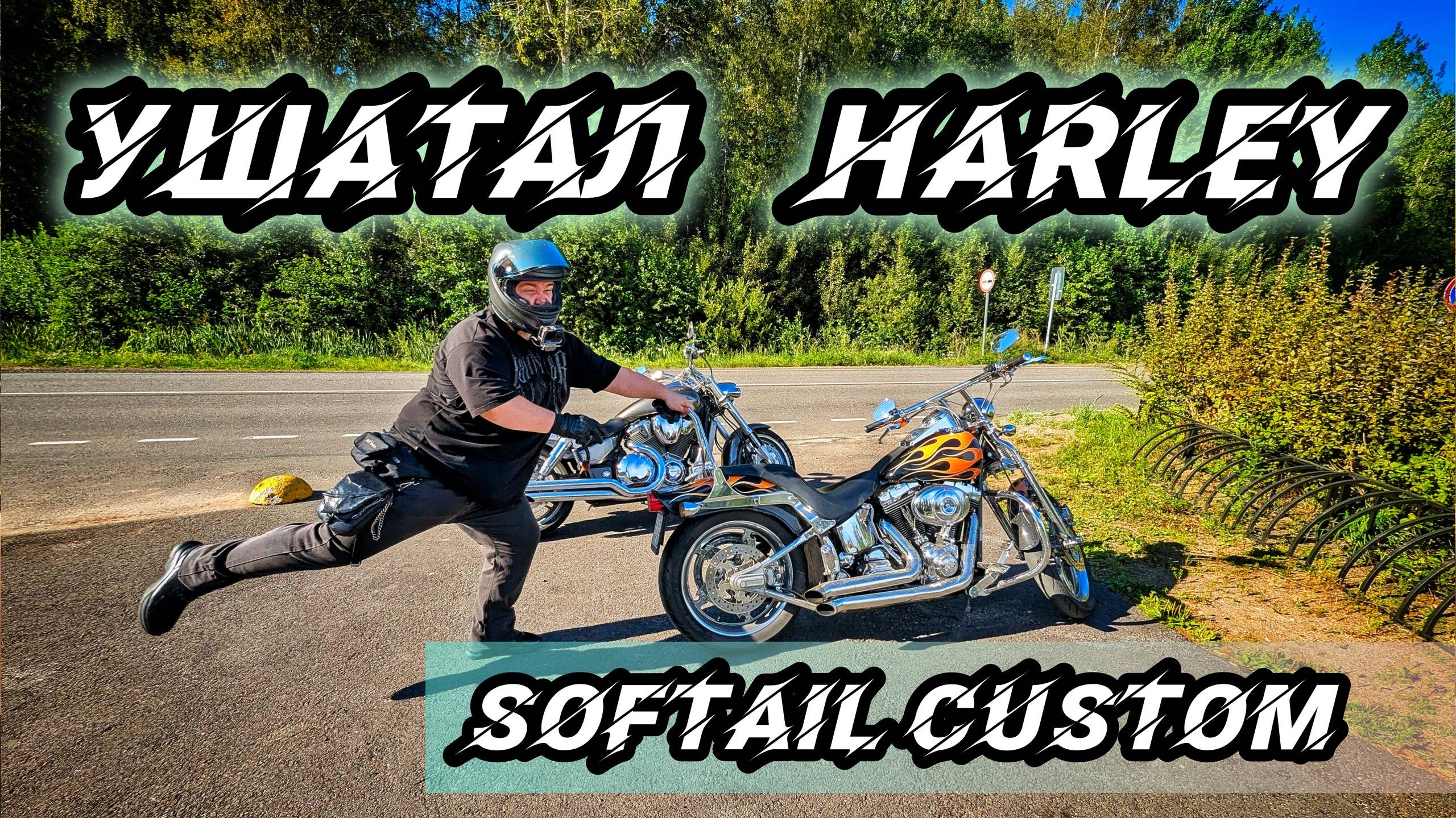 УШАТАЛ HARLEY DAVIDSON SOFTAIL CUSTOM  SPRINGER  ПЕРВЫЕ ЭМОЦИИ  МОТОЦИКЛ ЧЬЕЙ ТО МЕЧТЫ