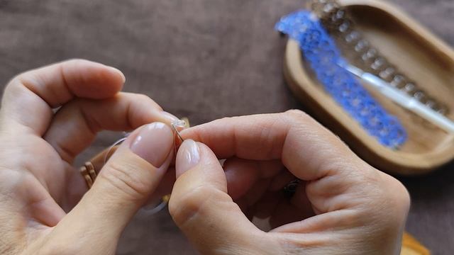 Как распустить кольцо фриволите