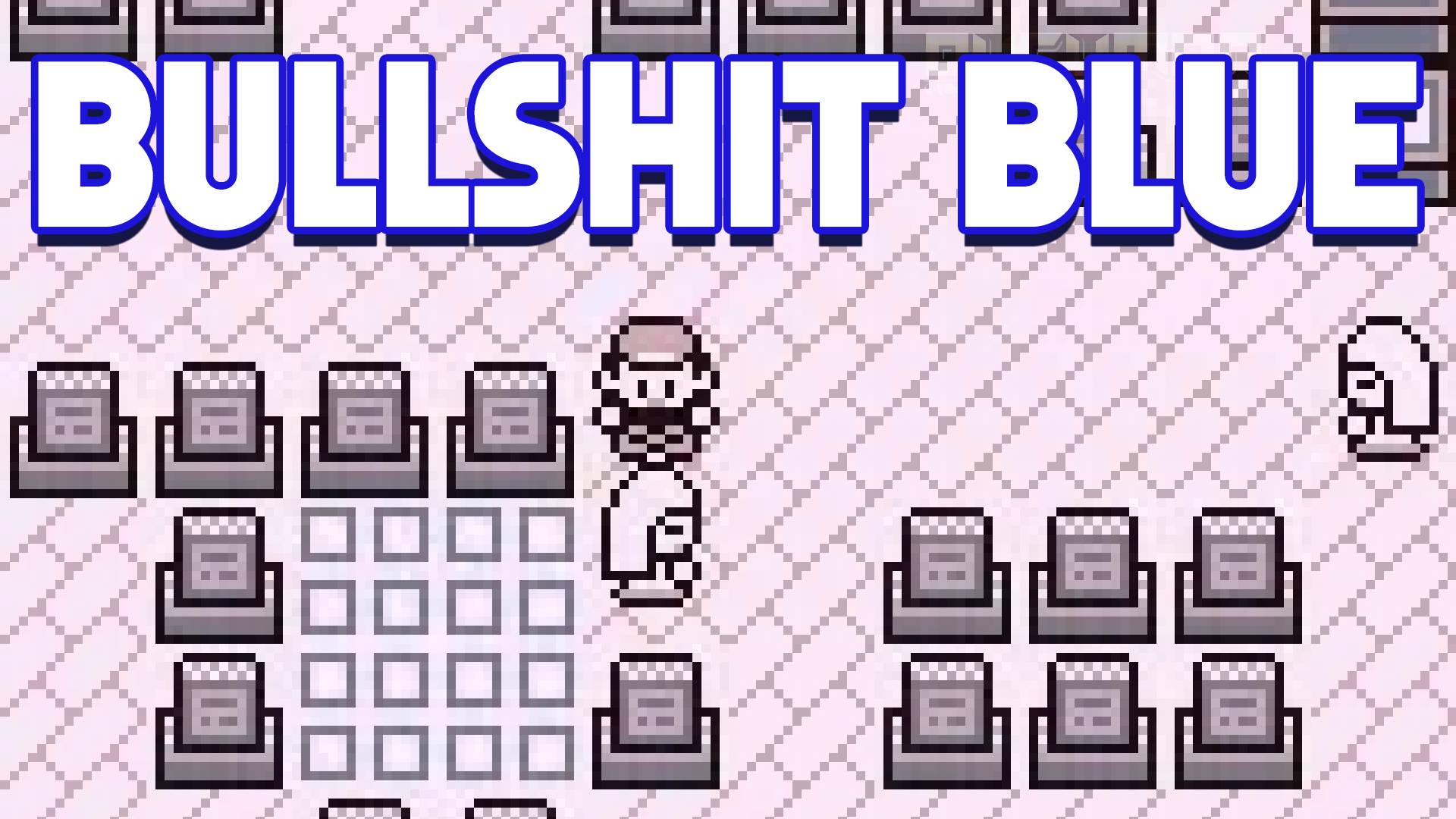 Pokemon Bullshit Blue - взлом GB ROM, забавная идея, что нельзя использовать системы лечения