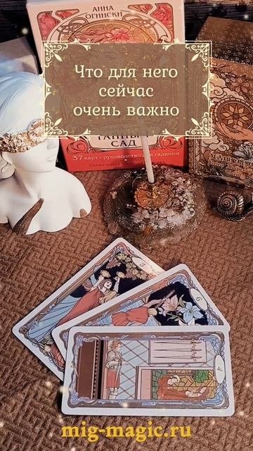 Что для него сейчас очень важно ❗Общий расклад на картах Таро ⚜️ #таро #гадание #расклад