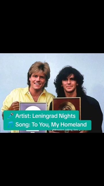 Leningrad Nights - To You My Homeland ❤️ Modern Talking style
Слушай на Яндекс Музыке, ВК музыке и д