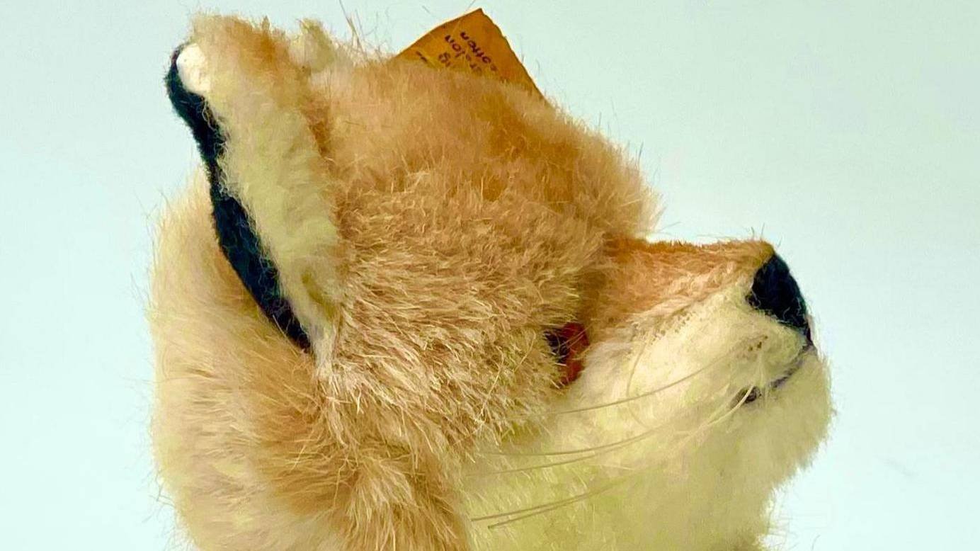 Винтажная мягкая игрушка Fox Steiff.