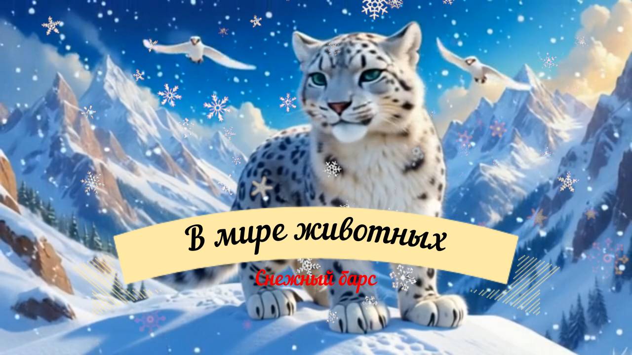 Снежный барс — призрак гор и волшебный страж!