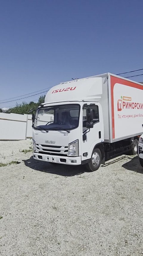 Новый рефрижератор Isuzu для сети «Приморский»! #shorts #automobile #isuzu #спецтехника #стройка