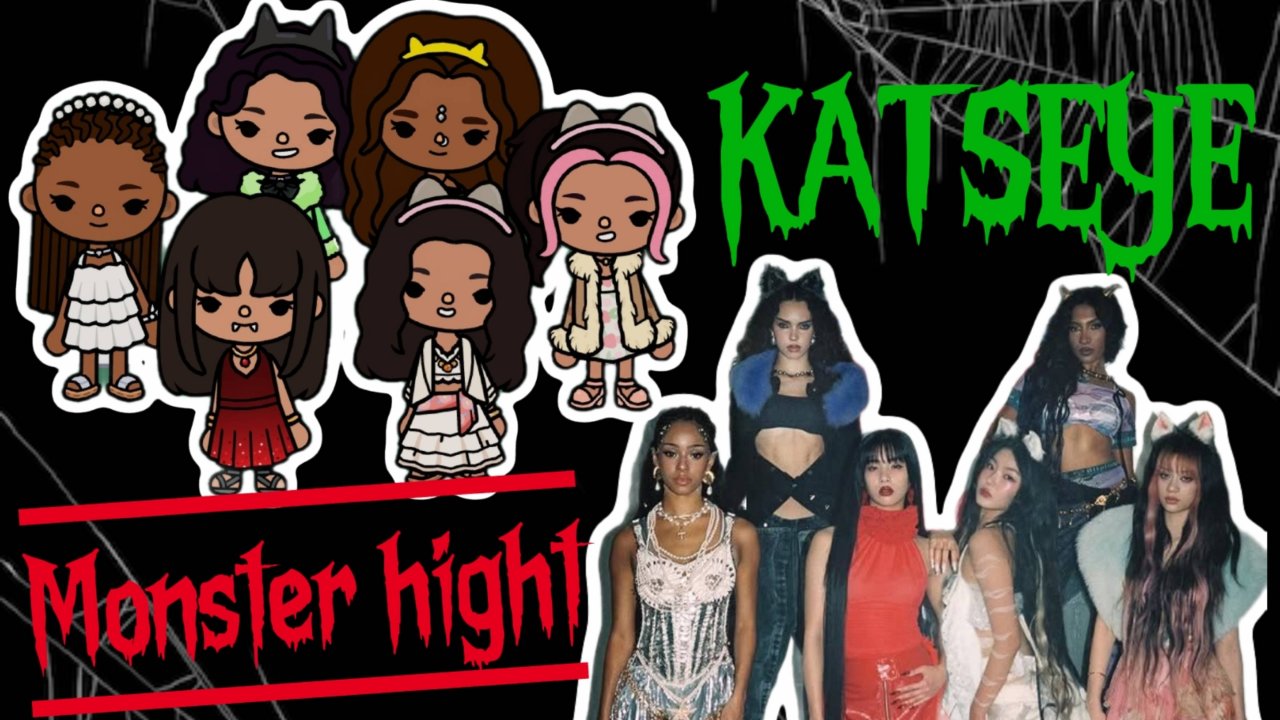 MONSTER HIGH KATSEYE🧛🏻🦇Milli Toca _Toca Boca_Toca World _тока бока_Милли тока_кэтсай монстр хай