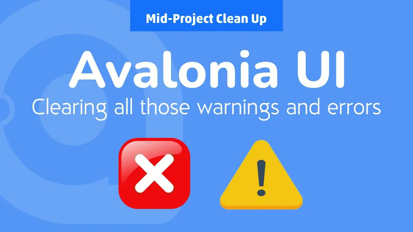 50. Avalonia UI Real World (Mid-Project Clean Up)