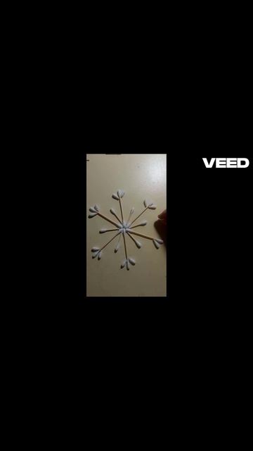 снежинка декор новый год, зима, поделка