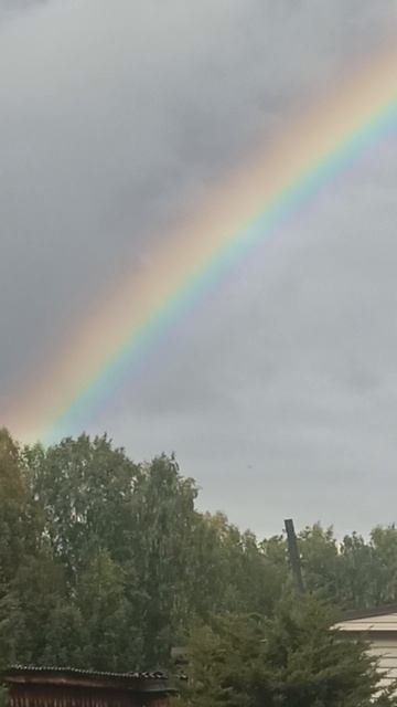 Радуга-улыбка неба.