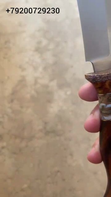 Обзор ножа от клиента с клинком от Горшкова Андрея из стали BOHLER S390