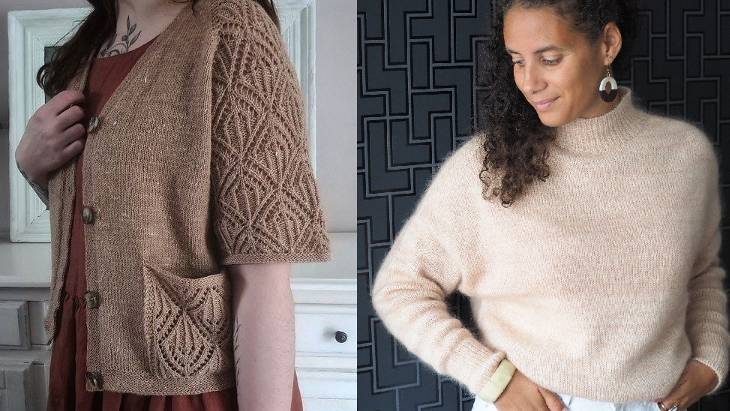 Женские модели спицами - кардиган, свитер, джемпер, берет