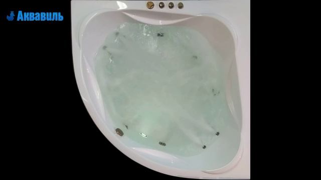 Vanna_bas_riola_135_135_s_gidromassazhem_bronza_video