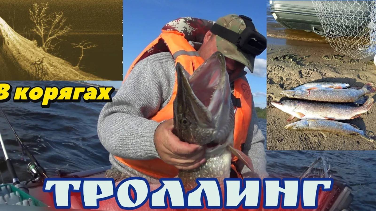Сентябрьский троллинг: Как щуки клюют в корягах?