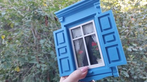 панно окошко, выполнено на заказ