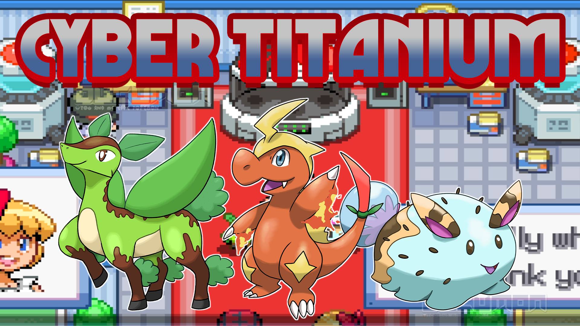 Pokemon Cyber Titanium — фанатская игра, новый фейковый монстр, форма Титана, тип ошибки, новый ре