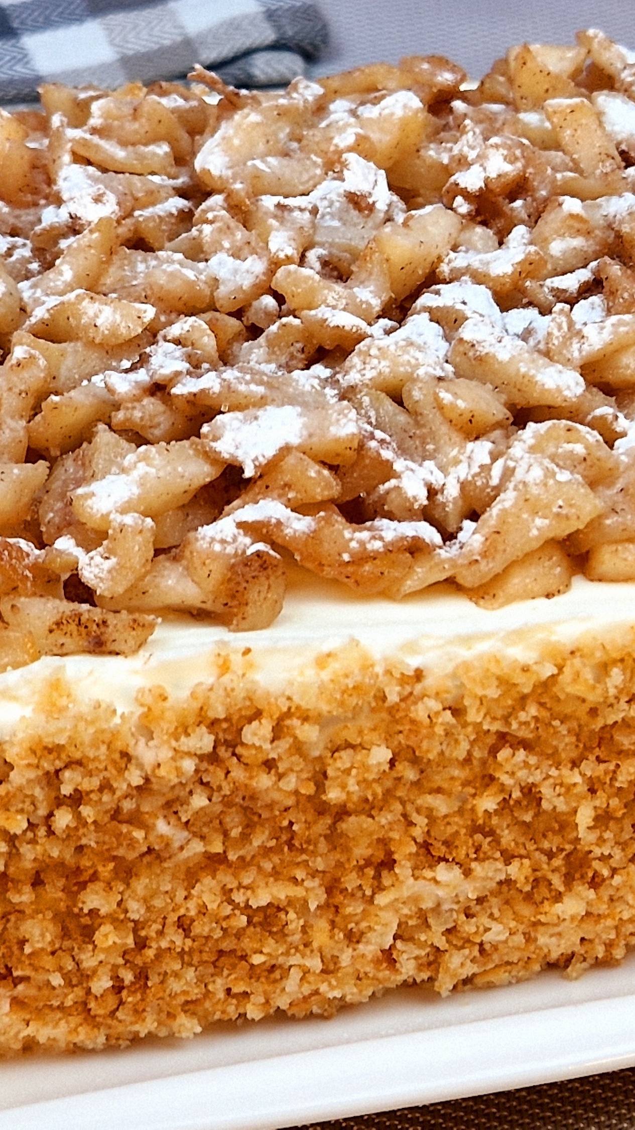 Торт «Яблоки на снегу» | Вкусно Просто Быстро | #shorts #торты #рецепты #кулинария #еда #выпечка