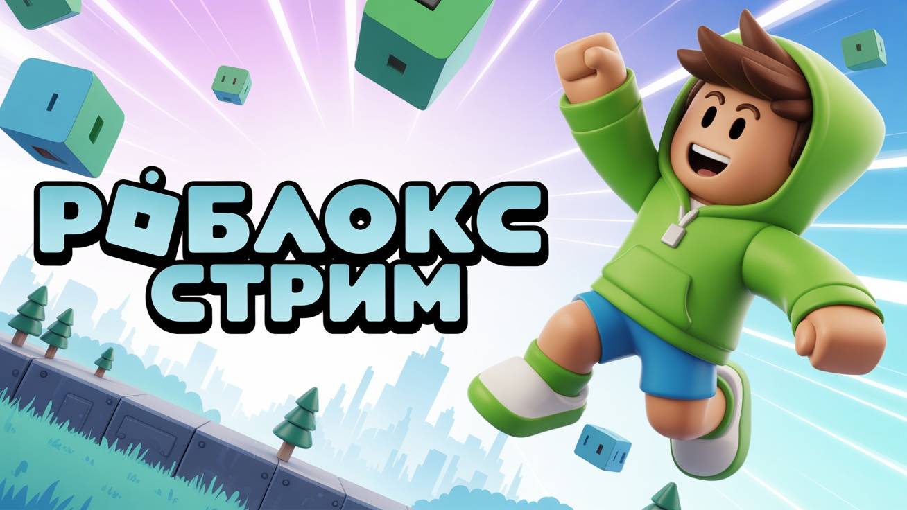 РАЗНЫЕ ИГРЫ в ROBLOX с Kisx 💥 Играем с подписчиком! (Запись стрима #1)
