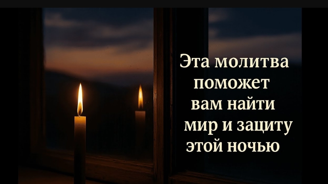 🕯️10 минут молитвы перед сном 🙏 Спокойствие и защита ночью ☦️