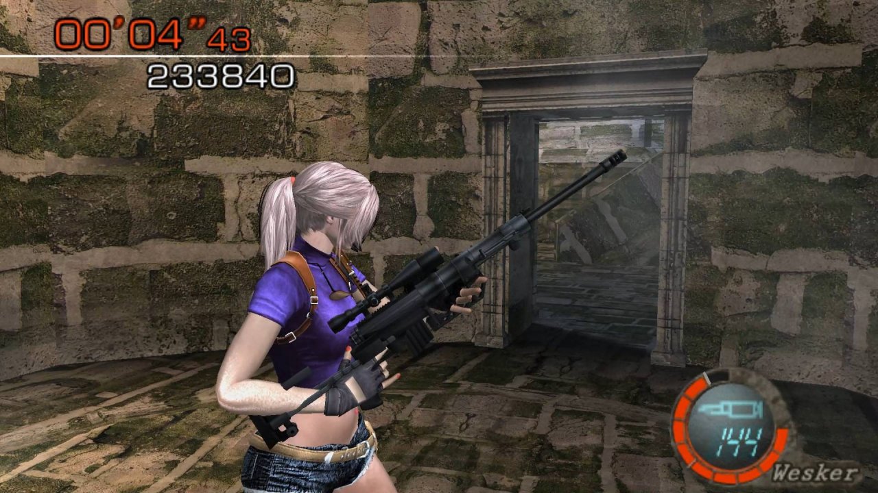 Resident evil 4 mercenaries  Вескер замок   { Long gameplay }   ))