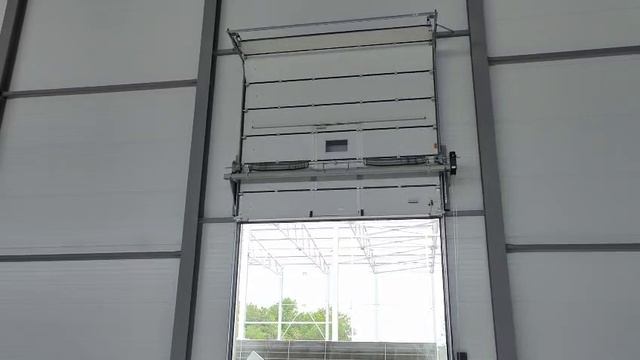 Промышленные ворота монтаж вертикальный