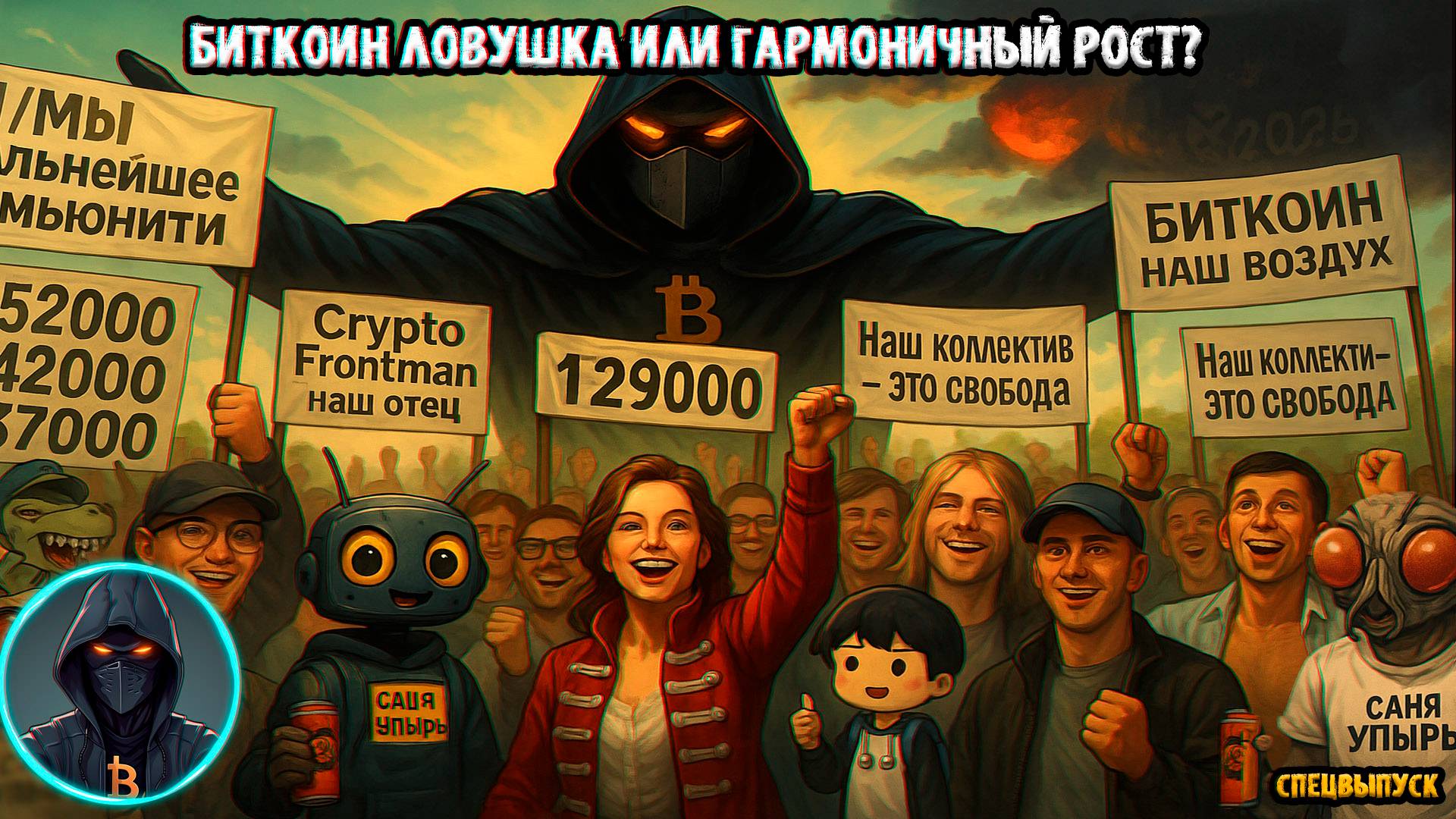 Биткоин ловушка или гармоничный рост Вайкофф и капитализация BTC. Что происходит
