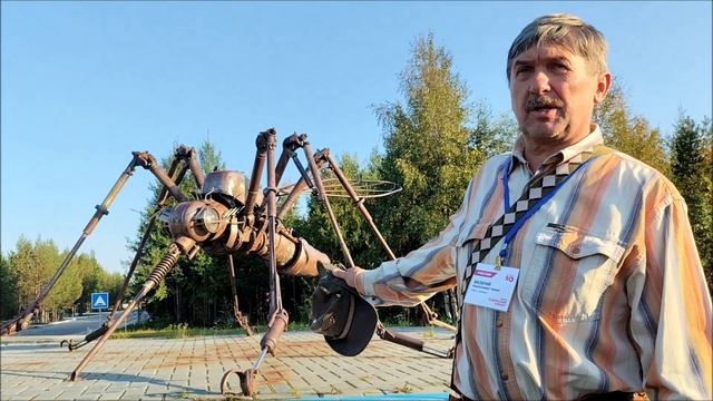 Скульптуры В.Чалого, г.Ноябрьск, ЯНАО, август 2025г.