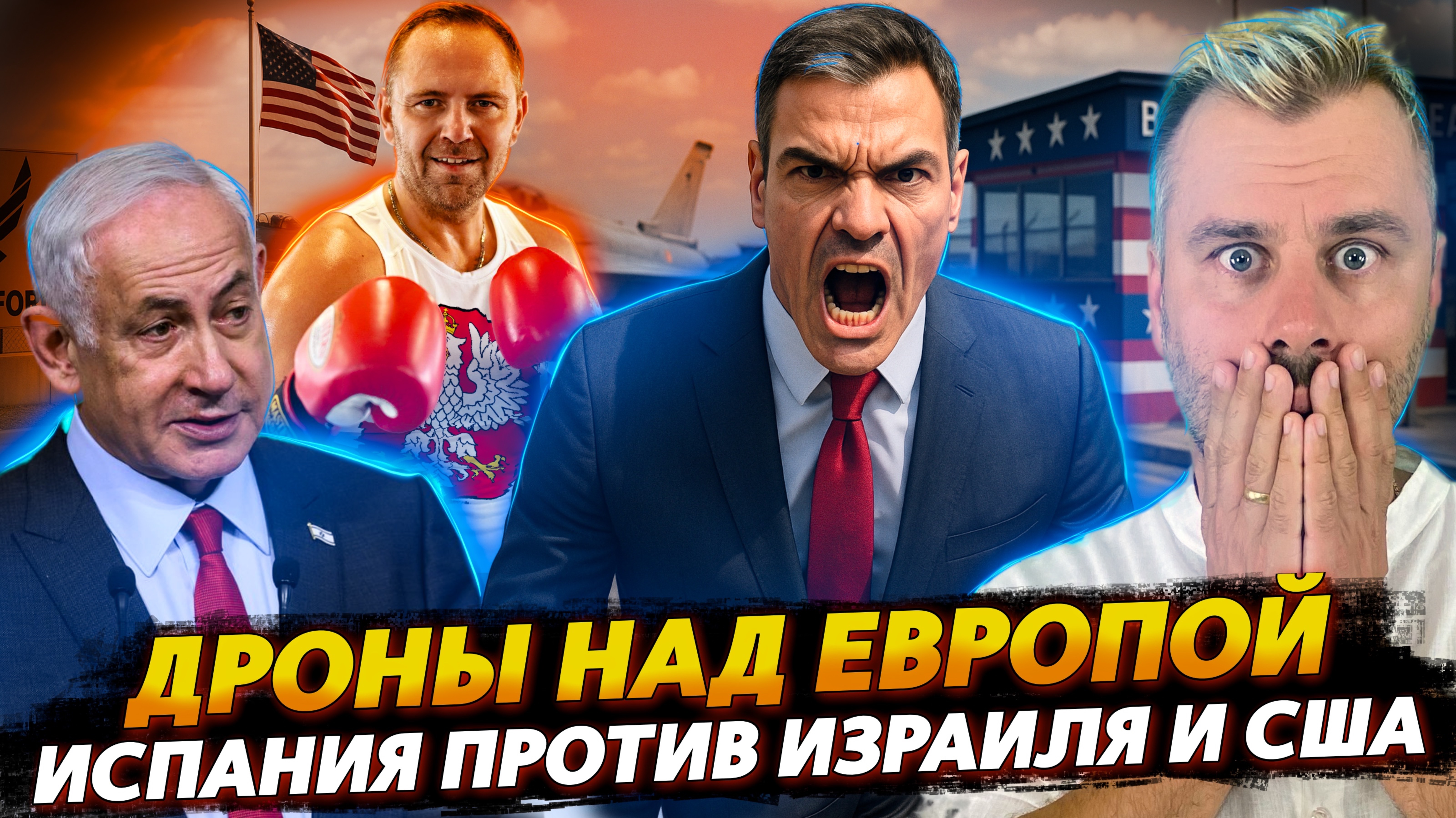 ДРОНЫ НАД ЕВРОПОЙ | ИСПАНИЯ ПРОТИВ ИЗРАИЛЯ И США