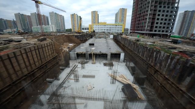 КМ Анкудиновский Парк, отчёт со строительной площадки за август 2025г.