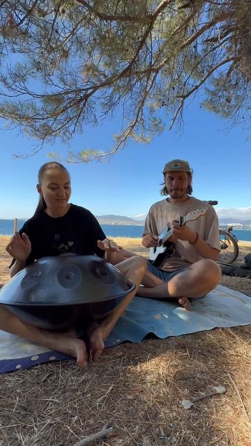 Хэндпан и Укулеле. Ханг. Музыка. Hangdram. Handpan #Хэндпан #Hangdram #Handpan #хэндпан