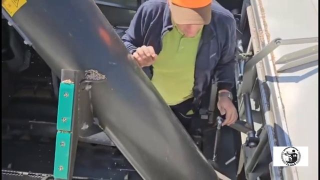 Очистка датчика урожайности комбайн CLAAS