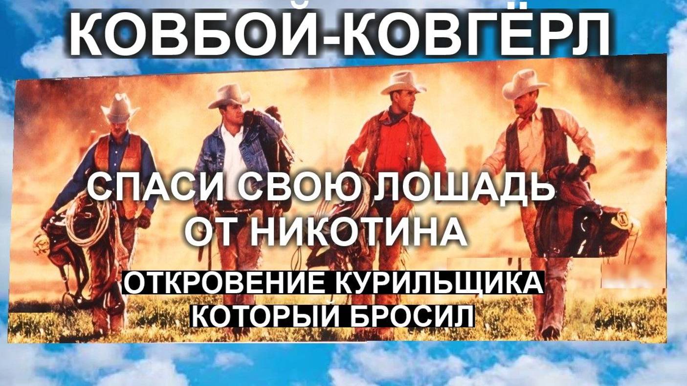 мотивация бросить курить, откровение курильщика более 10 лет, который спас свою лошадь от никотина