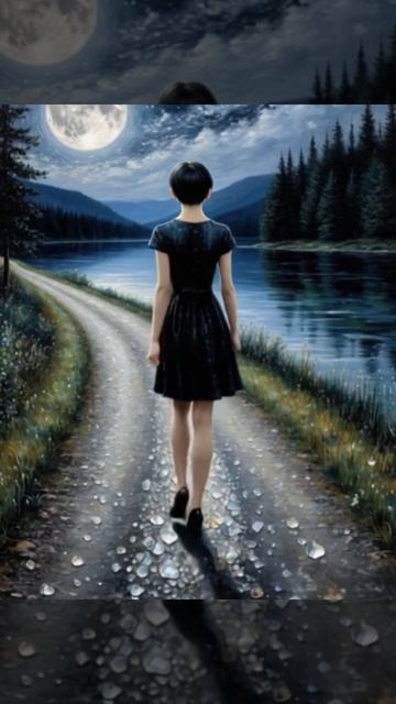 Луна и тропа