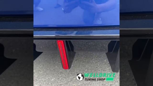 Диффузор BMW 3 G20 G21 дорест с LED стопом