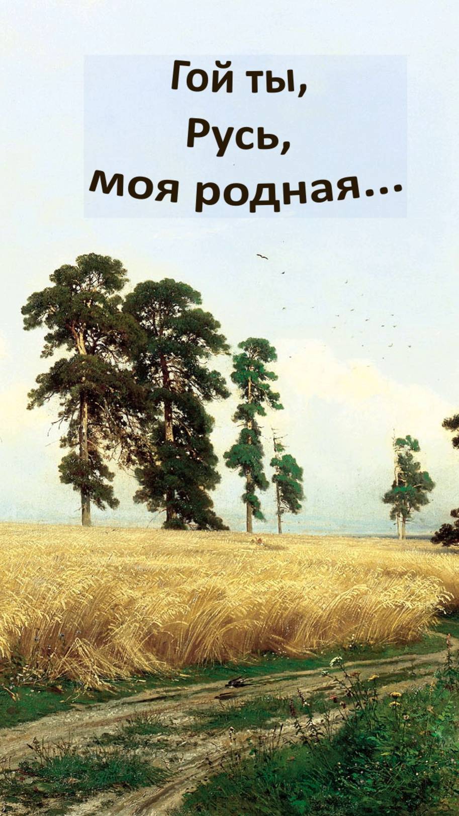 Гой ты, Русь, моя родная... Текст С. Есенин. Музыка Dj Нейрофомин. Видеоряд Ярослав Кардашов