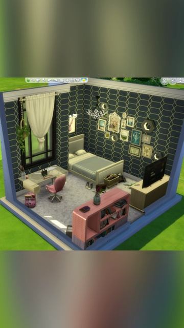 КОМНАТА ДЛЯ ПОДРОСТКА В SIMS 4  УЮТ И СТИЛЬ В ОДНОМ!