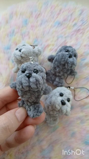 Брелок мини тюлень 🌿