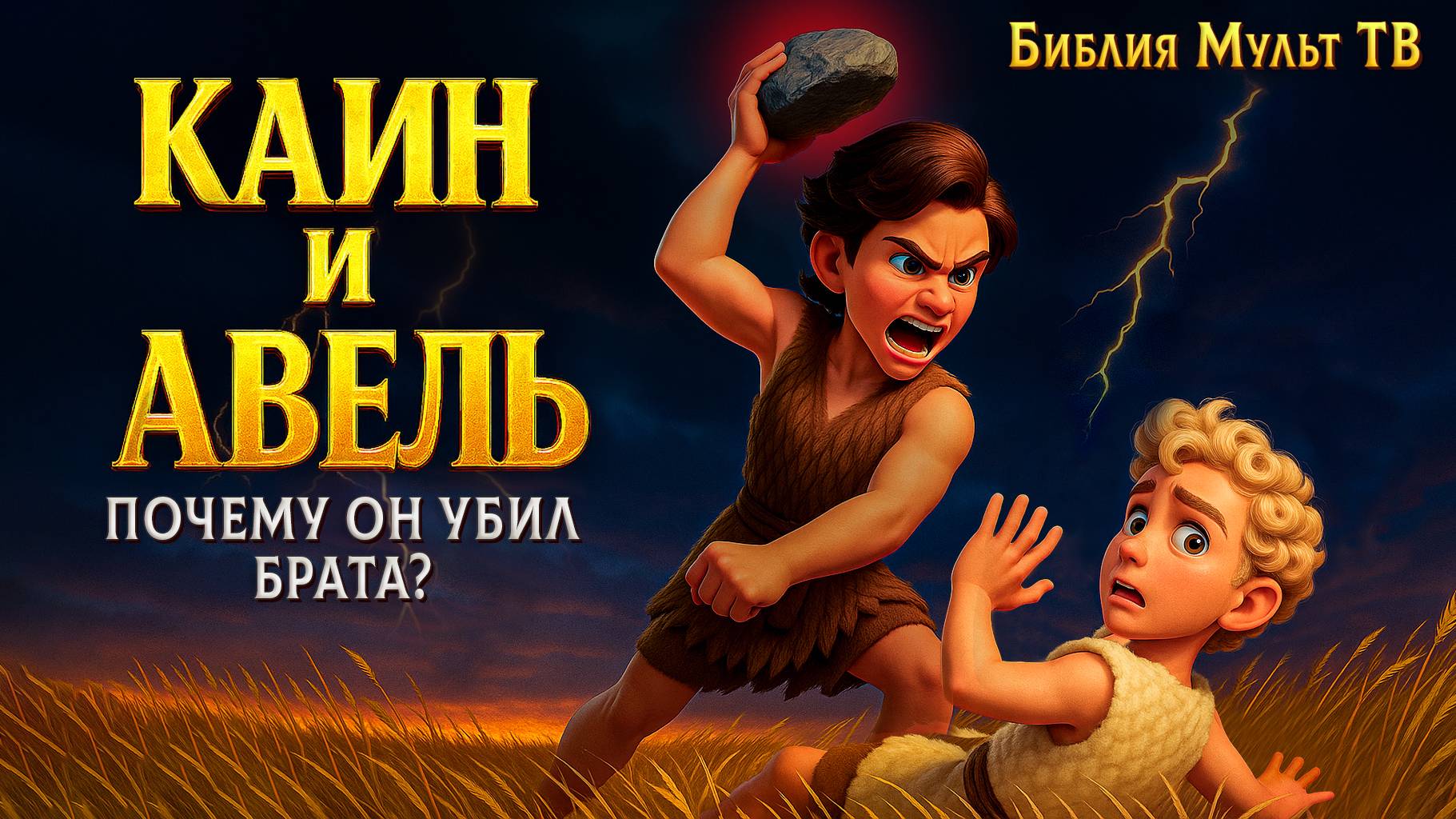 Каин и Авель: История первого убийства | Библейский мультфильм