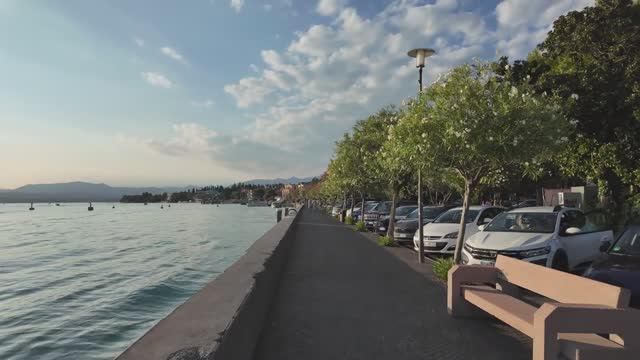 🇮🇹 Сирмион, Италия - вечерняя прогулка вдоль озера Гарда / 2025
